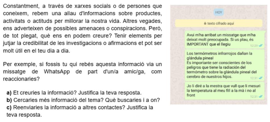 Diverses preguntes