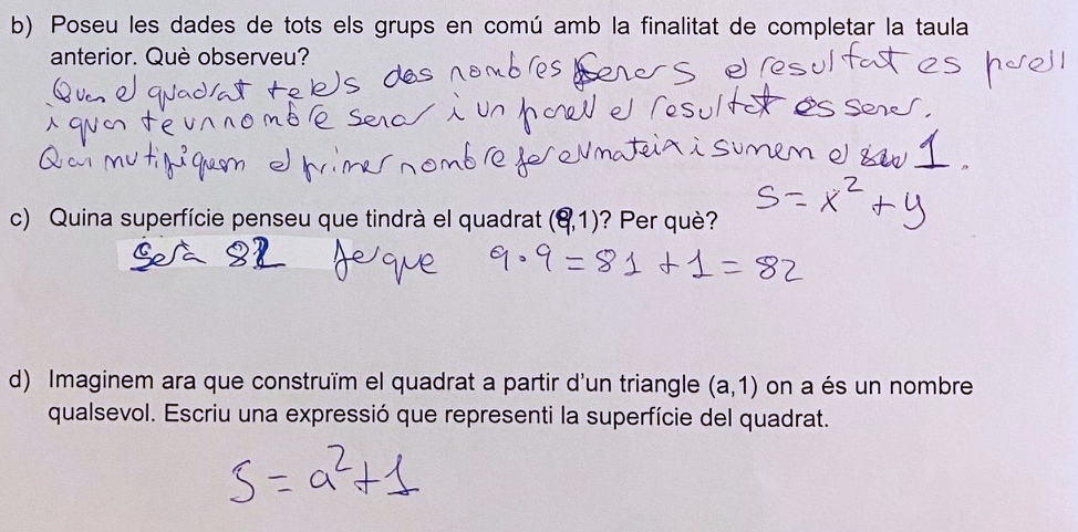 Poseu les dades