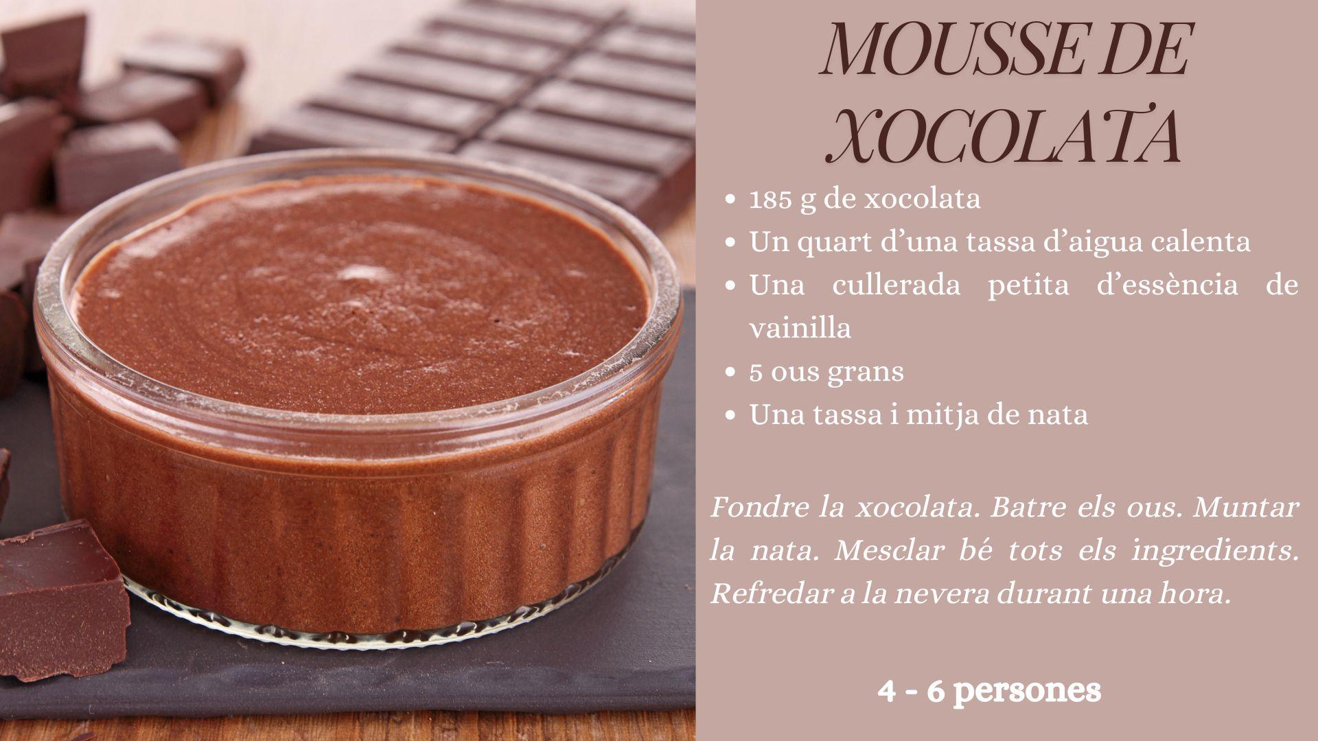 Mousse de xocolata