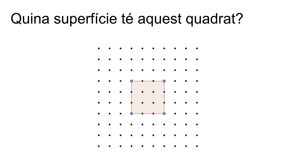 Superfície quadrat encara més gran