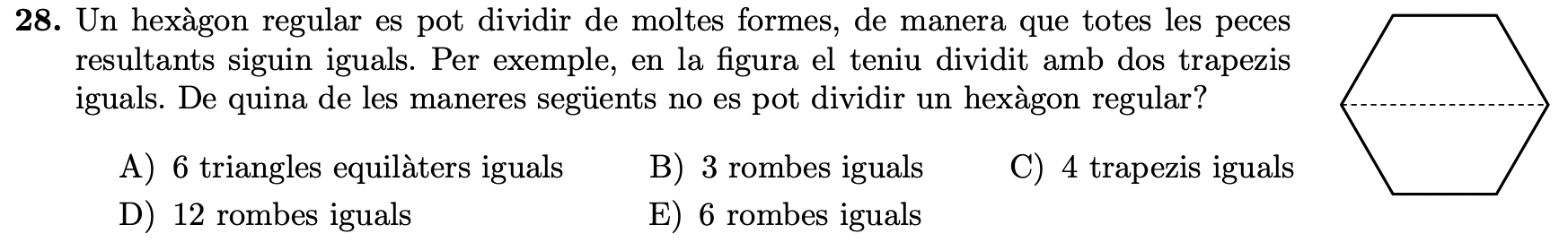 Prova Cangur de 2n d'ESO de 2024
