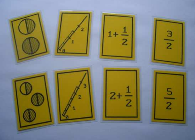 Cartes amb fraccions