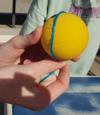 Fil al voltant pilota tenis