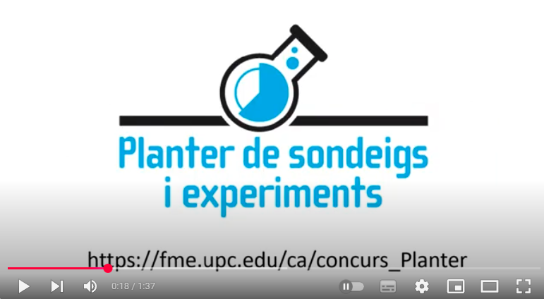FME- Concurs Planter de Sondeigs i Experiments de treballs Estadística